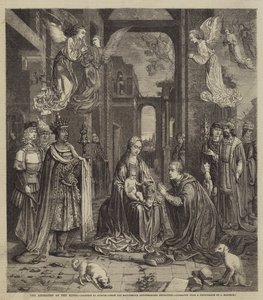 De aanbidding der koningen door Jan Gossaert