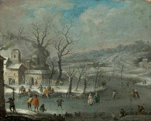 Hollands winterlandschap