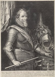 Portret van prins Maurits van Oranje door Jan Harmensz. Muller