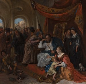 Mozes en de Kroon van de Farao, ca. 1670