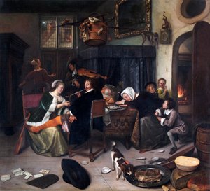 Het Losbandige Huishouden door Jan Havicksz. Steen