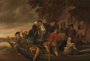 De vrolijke thuiskomst door Jan Havicksz. Steen
