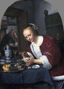 Meisje met oesters