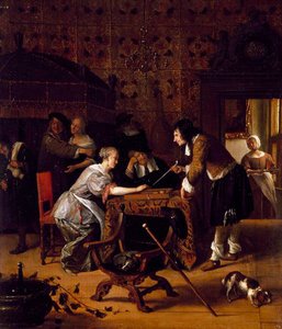 Trick-Track spelen, 1667