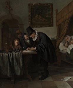 Het Doktersbezoek, ca. 1665