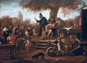 De kwakzalver door Jan Havickszoon Steen