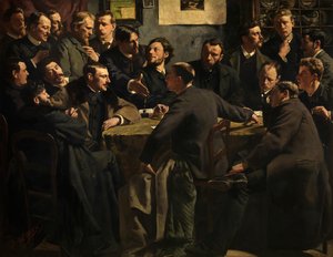 Een sessie van de Kunstvereniging 
