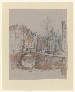 De Warmoesgracht door Jan Hoynck van Papendrecht