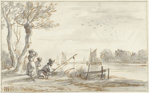 Zomers riviergezicht door Jan Hulswit