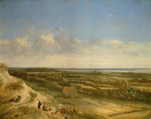 Duinlandschap, Vermoedelijk bij Santpoort, c.1675 door Jan II Vermeer van Haarlem