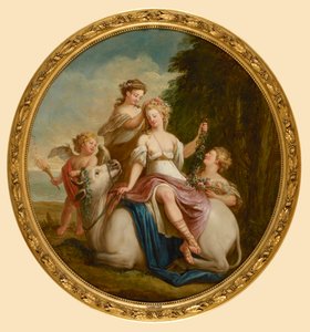 De Verkrachting van Europa, 1723 door Jan Jakob Spoede