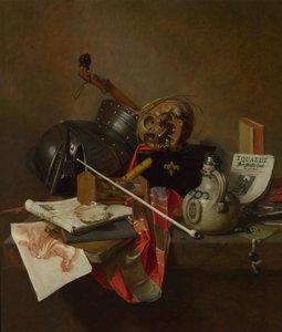 Vanitas stilleven, 1648 door Jan Jansz. Treck