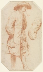 Studie van staande man en rechterarm door Jan Josef Horemans (I)
