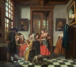 Kaartspel door Jan Josef the Younger Horemans