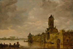 Kasteel aan een rivier, 1647