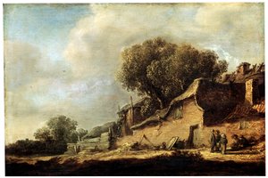 Landschap met een boerenhuisje, 1631 door Jan Josephsz van Goyen