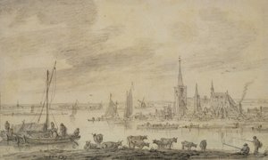 Rivierlandschap door Jan Josephsz van Goyen
