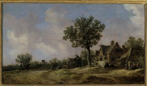 Herberg aan een Landweg, 1620 door Jan Josephsz van Goyen
