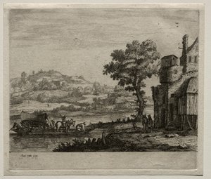 De Veerboot door Jan Josephsz van Goyen
