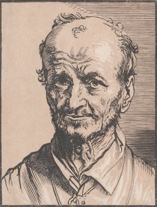 Borstbeeld van een man, 17e eeuw door Jan Lievens