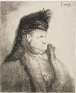 Buste van een oosterse man door Jan Lievens