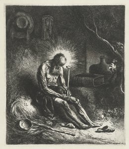 Heilige Hieronymus door Jan Lievens
