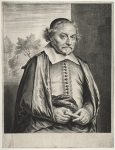 Justus Vondel door Jan Lievens