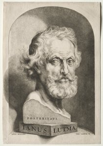 Portret van Janus Lutma de Oudere door Jan Lutma II
