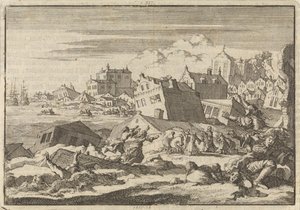 Aardbeving op Jamaica waarbij de stad Port Royal wordt vernietigd, 1692