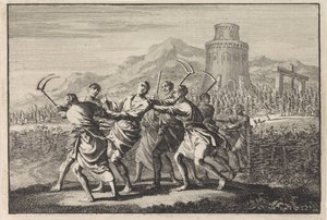 Gelijkenis van de pachters van de wijngaard door Jan Luyken