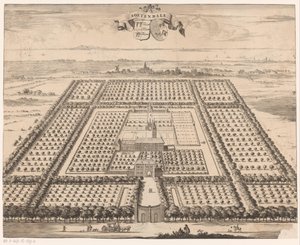 Gezicht op de buitenplaats Soetendale door Jan Luyken