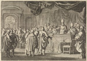 Hervormden in Hongarije voor een rechtbank van bisschoppen en andere Roomsgezinden, 1670