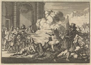 Oproer in Rotterdam naar aanleiding van het gevangennemen van een remonstrantse predikant, 1621