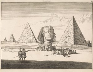 Pyramiden en Sfinx van Gizeh door Jan Luyken