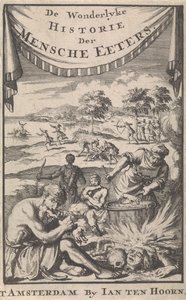 De wonderbaarlijke geschiedenis van menseneters door A. Magyrus, 1696