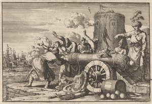 Tijdens het Franse bombardement op Algiers wordt de Franse consul door de Algerijnen in een kanon geladen en gedood, 1683