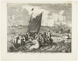 De reis naar Nova Zembla in 1596, 1679-1681 door Jan Luyken