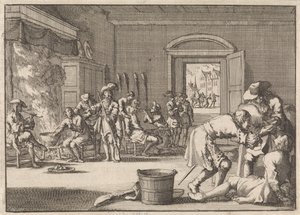 Vervolging van hervormden in Frankrijk, 1685 door Jan Luyken