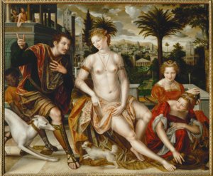 David en Bathseba door Jan Massys
