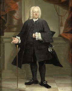 Portret van een man door Jan Maurits Quinkhard (signed by artist)