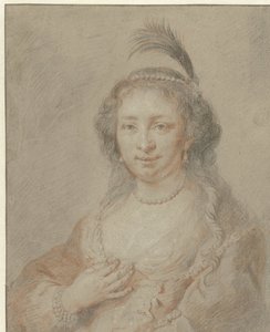 Portret van Sara van Baerle, echtgenote van Philips van Dorp