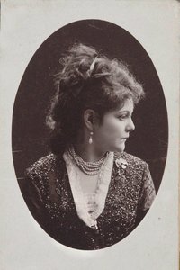 Portret van pianist en componist Sophie Menter 1846-1918