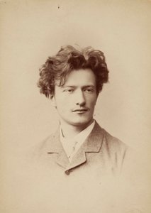 Portret van de componist Ignacy Jan Paderewski 1860-1941, ca. 1883 door Jan Mieczkowski
