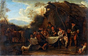 Merrymeeting, 17e eeuw door Jan Miel