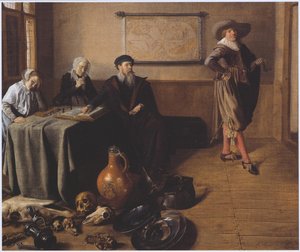Vertrek van de verloren zoon door Jan Miense Molenaer