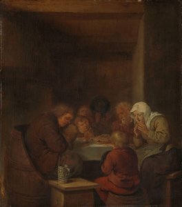 Tafelgebed door Jan Miense Molenaer