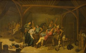 De bonenkoning drinkt