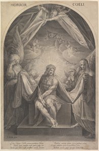 Christus als een man van smarten, ca. 1610 door Jan Muller
