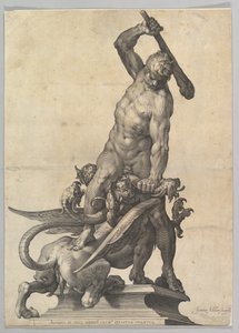 Hercules die de Hydra doodt
