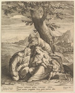 Heilige Familie met St. Elizabeth & St. Johannes de Doper